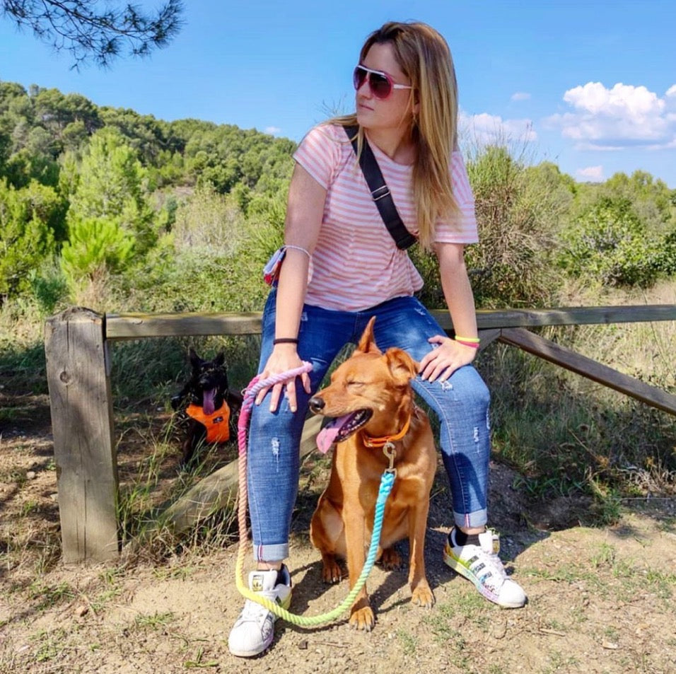 GUINZAGLIO IN CORDA BICOLORE CHLOE